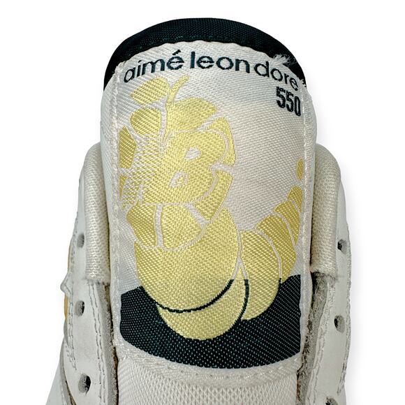 New Balance | M 9.5 / W 11 | NB 550 Aime Leon Dore White/Natural-Green BB550A2 main image 8
